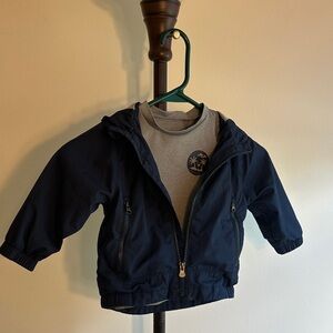 Baby Gap windbreaker & shirt 12-18mth